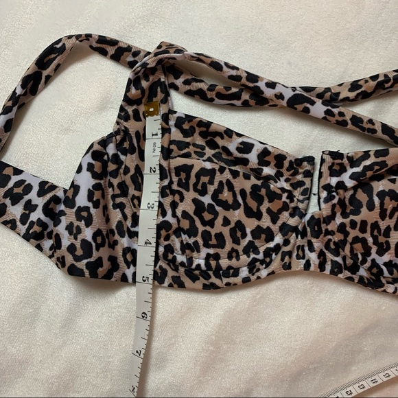 Shop Moonstone Leopard “Sarah” Bikini Swim Top - Picture 10 of 11